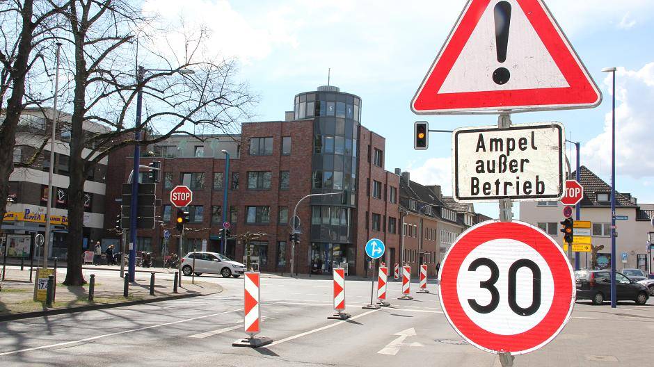 Ampeldefekt soll bis spätestens Freitag behoben sein