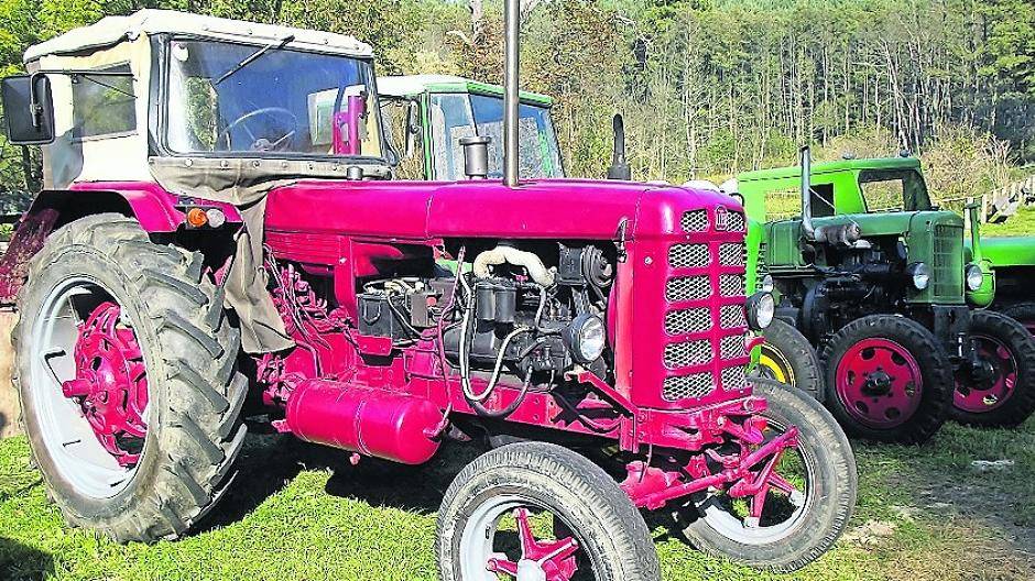  Schön zu sehen: Alte Trecker. 