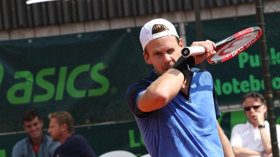 Beim ATP Challenger in Büderich geben die Spieler alles. 