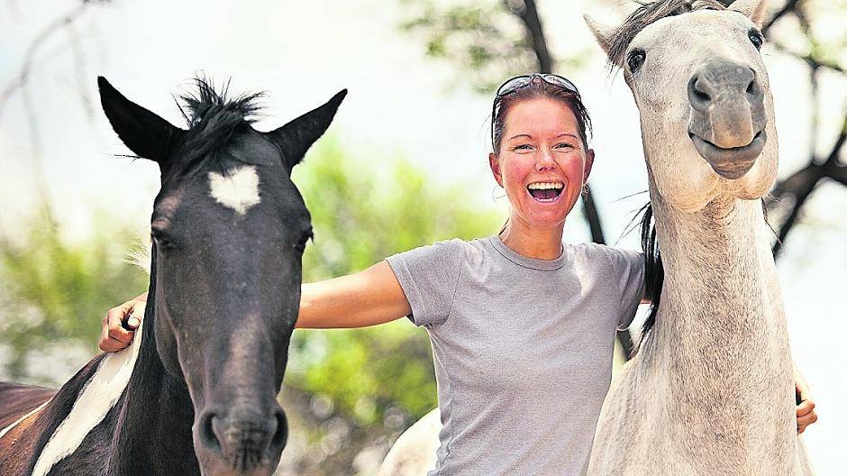 Hat einen guten Draht zu Tieren: Pferdetrainerin Sandra Schneider.
