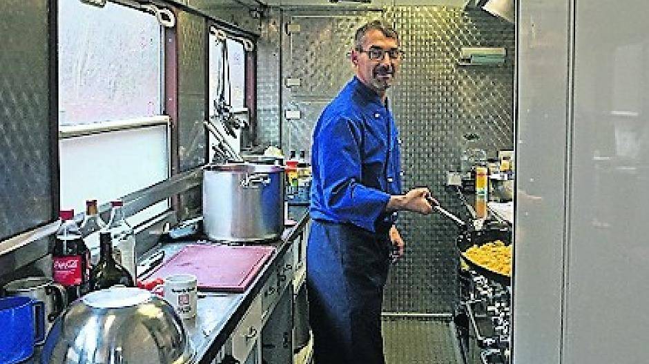  In diesem Wagen wurde gefrühstückt. Fotos: Gina Dollen  