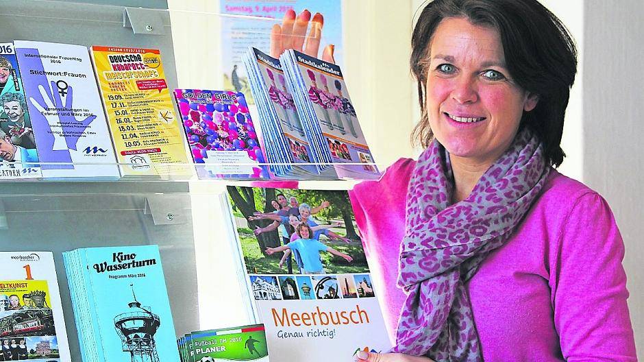  Immer auf „Werbetour“ für Meerbusch: Stadtmarketingbeauftragte Alexandra Schellhorn stellte Meerbuscher Initiativen jetzt in Salzburg vor. 