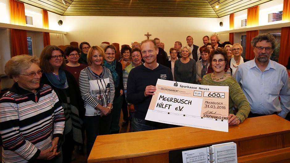 Chor spendet für „Meerbusch hilft“