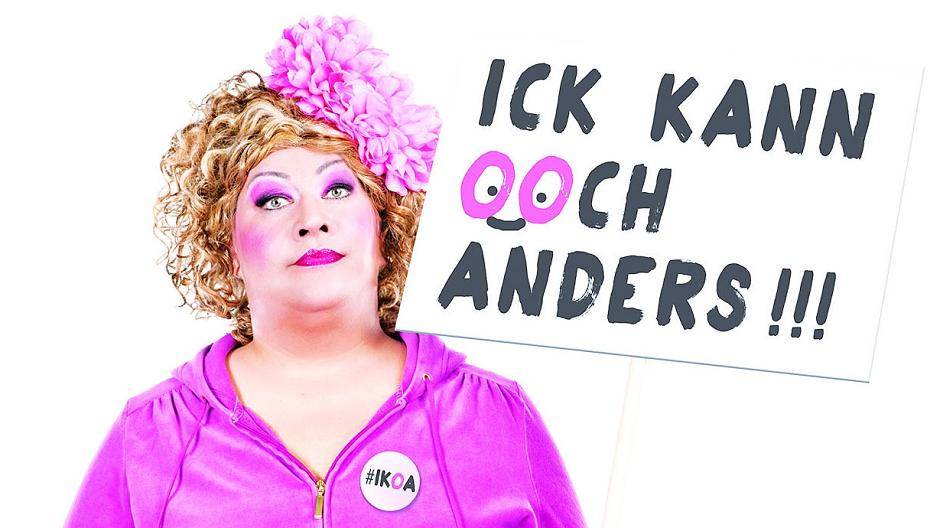  Die Dame in Rosa kann „ooch anders“. 