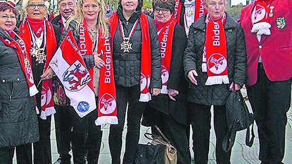 Die Büdericher Heinzelmännchen machten am vergangenen Freitag die Düsseldorfer Innenstadt unsicher.