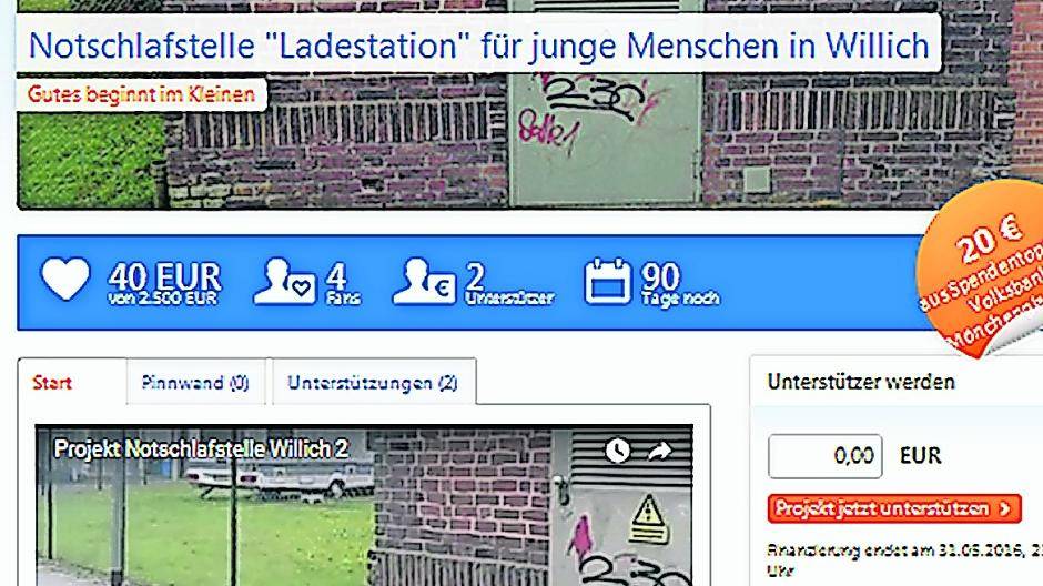 Mit Spenden soll eine