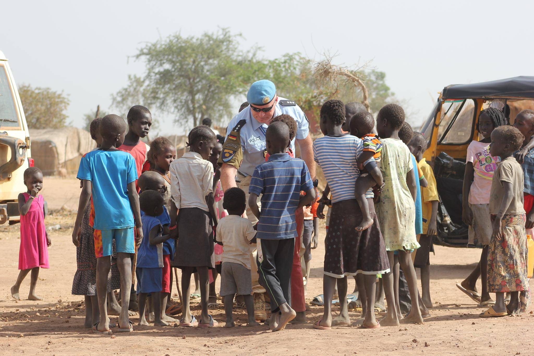 Viersener Polizist im Südsudan: Weißer Mann, der Gutes tut