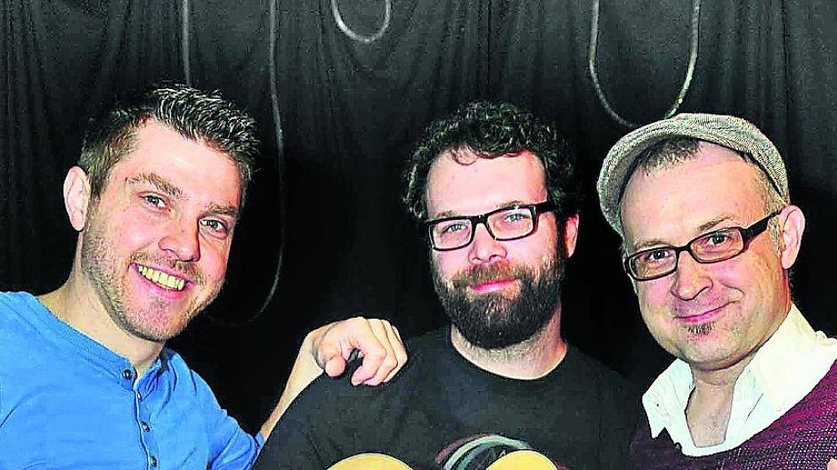  Stellen die Gitarrentage auf die Beine: (v.l.) Andreas Lehnen (Acoustic Delite Label), Timo Brauwers und Udo Klopke. 