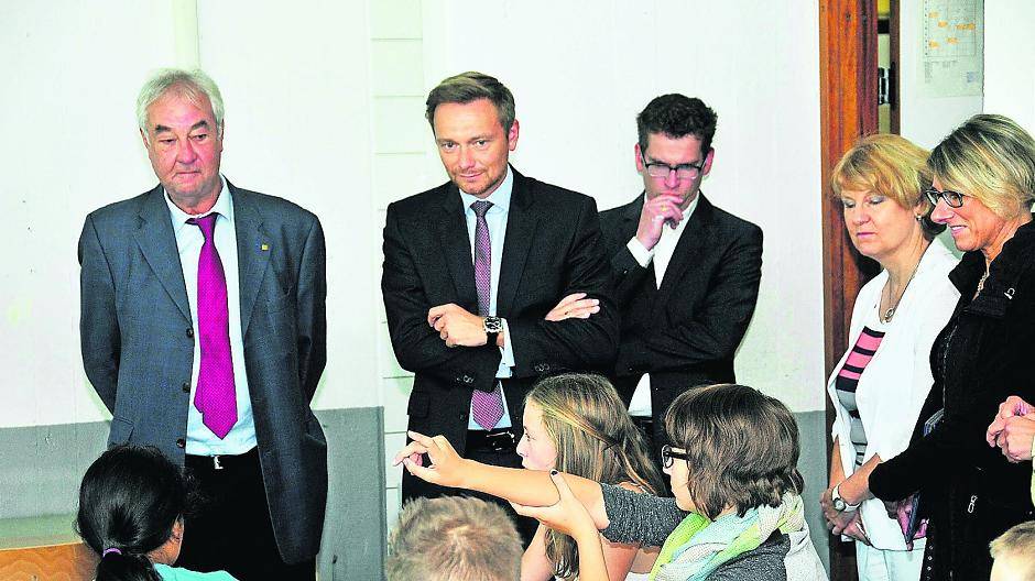 FDP-Chef zu Besuch in Gesamtschule