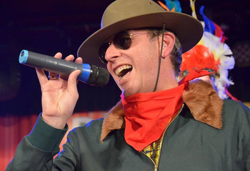 Nach der erfolgreichen Befreiung gab es von "cheriff Berrisch" dann ein Ständchen.