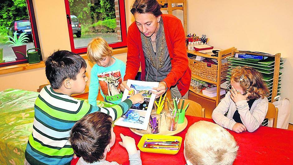  Viel Spaß hatten die Kindergartenkinder der Kita Nottbäumchen mit Dr. Tanja Bauschlicher beim Experimentieren. 