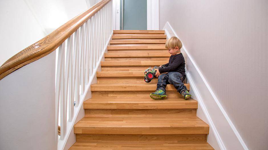 Einladender Aufgang: Frisch modernisiert und mit einem neuen Belag versehen, kann sich die Treppe wieder sehen lassen.