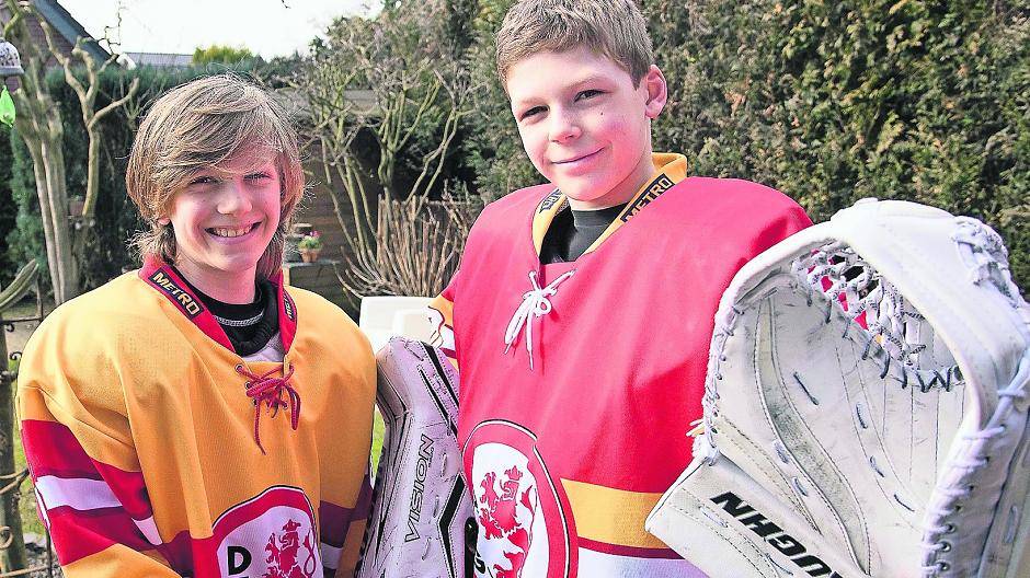  Philipp (l.) und Pascal (12) Seidel aus Strümp sind echte Meister-Jungs. 