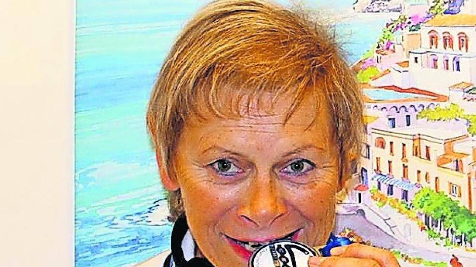 Silbermedaille für Marion