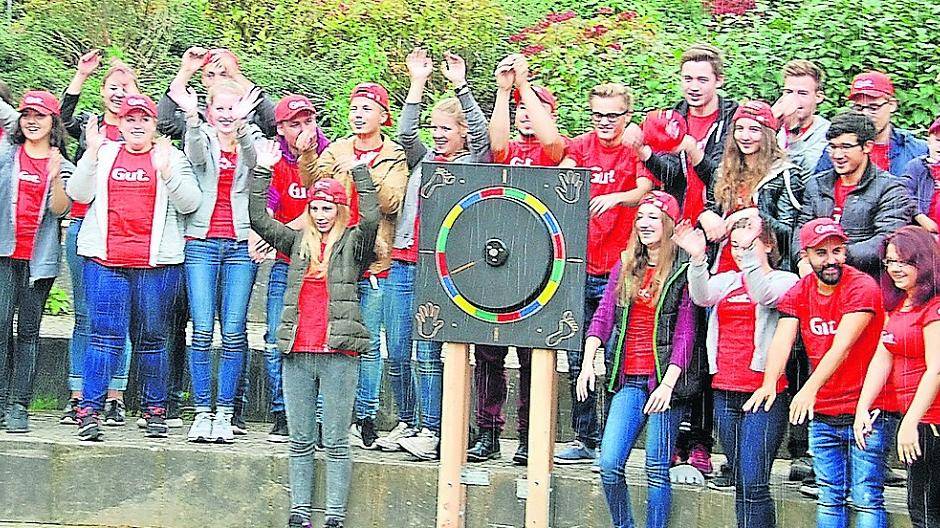 Die SMG-Kids beim Sponsorenlauf.