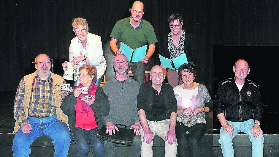  Die Schauspieler des Buretheaters haben bereits mit den Proben für das Jahr 2015 begonnen. 