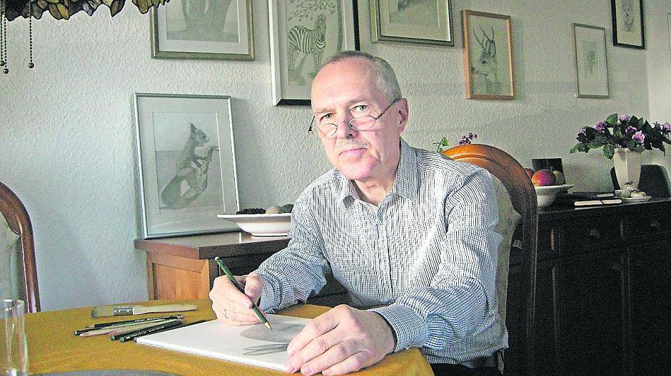 Dietmar Chudalla fand den Weg zur Malerei.