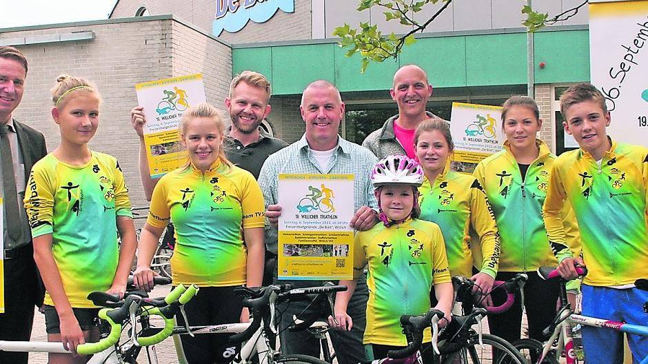  Die Tri-Kids des TV Schiefbahn hoffen auf sportliche Erfolge, das Organisationsteam des TV Schiefbahn sowie die Sponsoren auf gutes Wetter und zahlreiche Zuschauer bei dem Wettbewerb, vor allem in der Start- und Zielzone im Freibad der „Bütt“. 