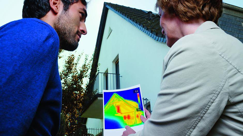 Wärmebilder decken Energielecks auf