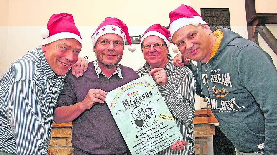  Joachim Behm, Volker Ackermann, Herbert von Werden und Karlheinz Bohl (von links) haben Großes vor. 