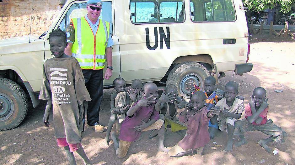 Heiko Lammertz unterwegs in Northern Bahr El-Gazahl im Südsudan. Hier gibt es viele Straßenkinder, die Unterstützung brauchen. Dafür hat der Viersener Polizist ein Spendenkonto eingerichtet.