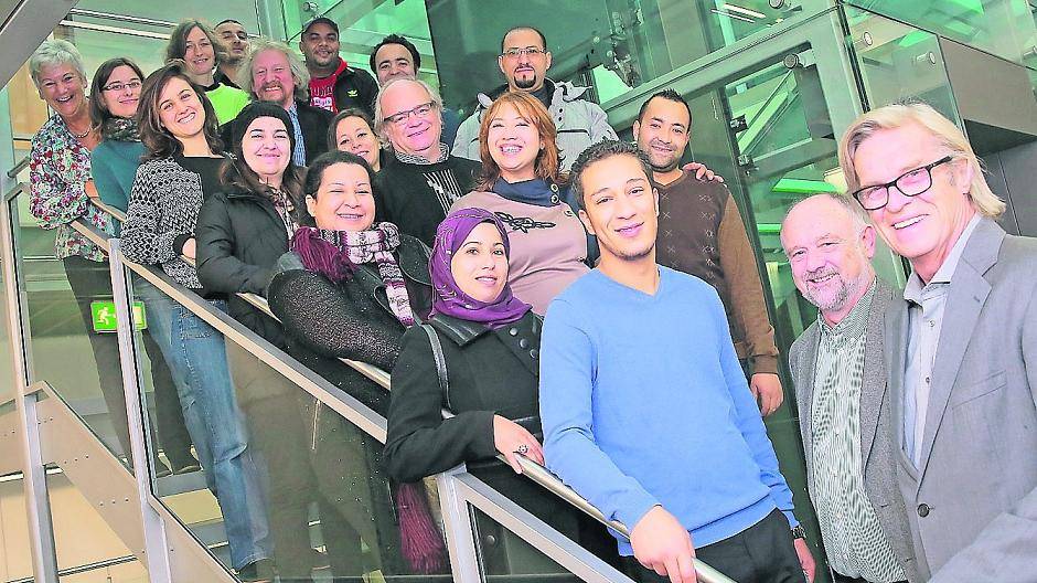 Die tunesischen Besucher wurden im Stadthaus Viersen offiziell begrüßt.