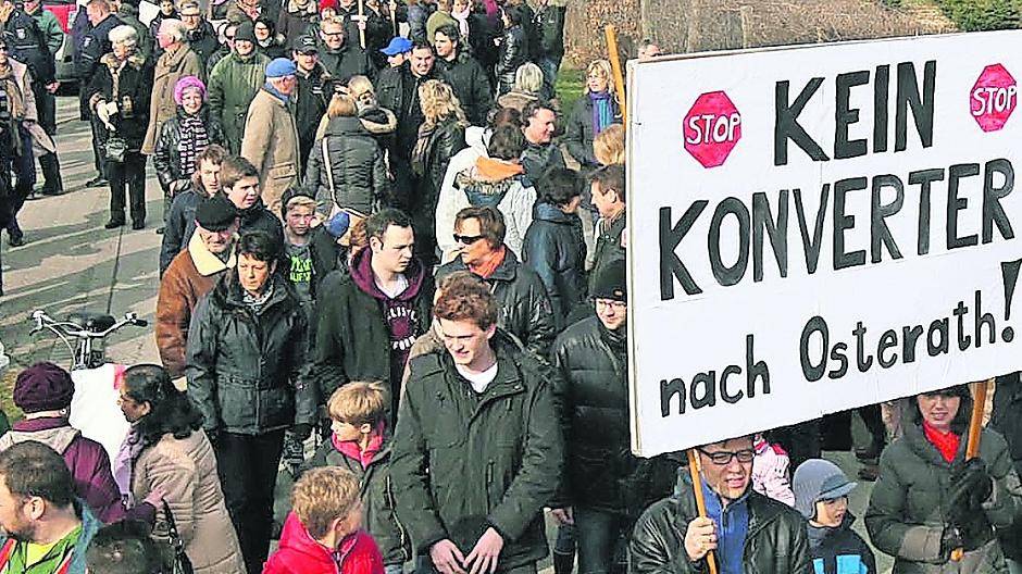  Das sind sich die Meerbuscher einig: Ein Konverter in Osterath wäre viel zu nah an der Wohnbebauung. 