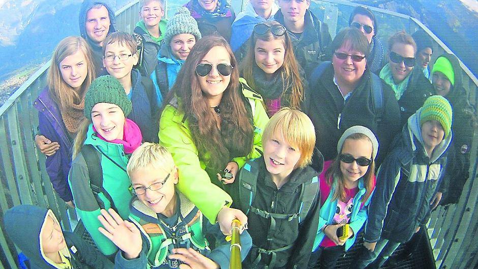 Lanker Fahne weht auf Zugspitze