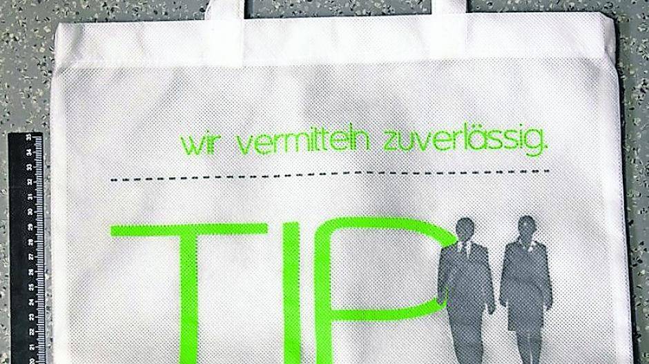 Die Tragetasche in der sich das tote Baby befand.