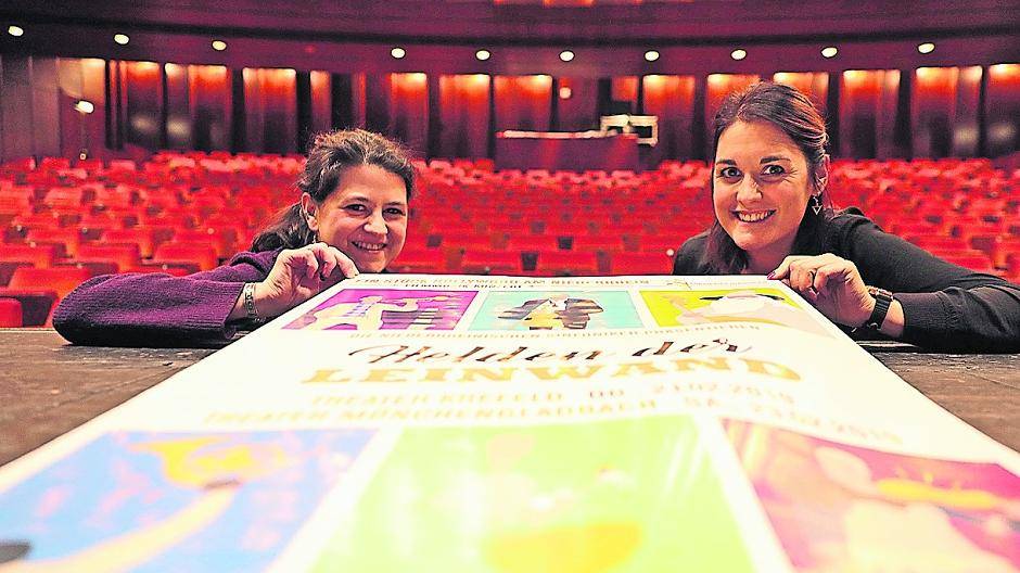  Eva Ziegelhöfer vom Theater Mönchengladbach (l.) und Silke Müller von der Agentur Terzmachen möchten dem Publikum am 23. Februar ein ganz besonderes Filmmusik-Konzert mit den Niederrheinischen Sinfonikern präsentieren. 