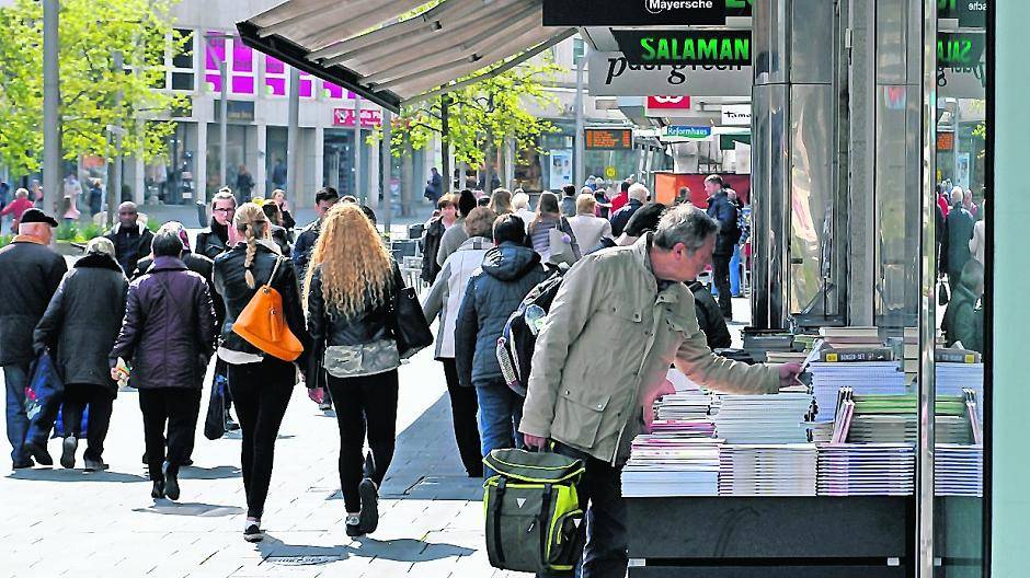  Mehr Aufenthaltsqualität für die Mönchengladbacher Innenstadt fordert OB Hans Wilhelm Reiners.  