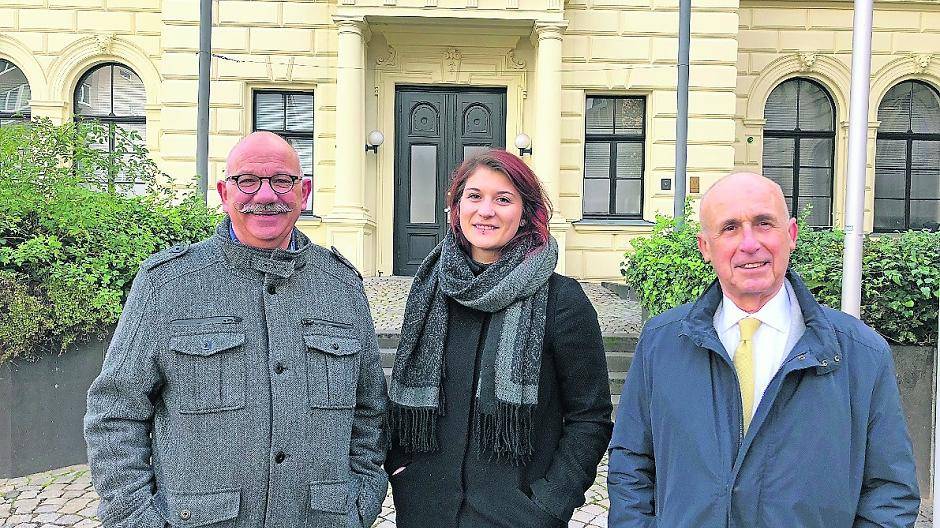 Jost Fünfstück, Laura Steeger und Robert Bückmann sind zuversichtlich, bis Dienstag die erforderlichen 8 400 Unterschriften vorlegen zu können.