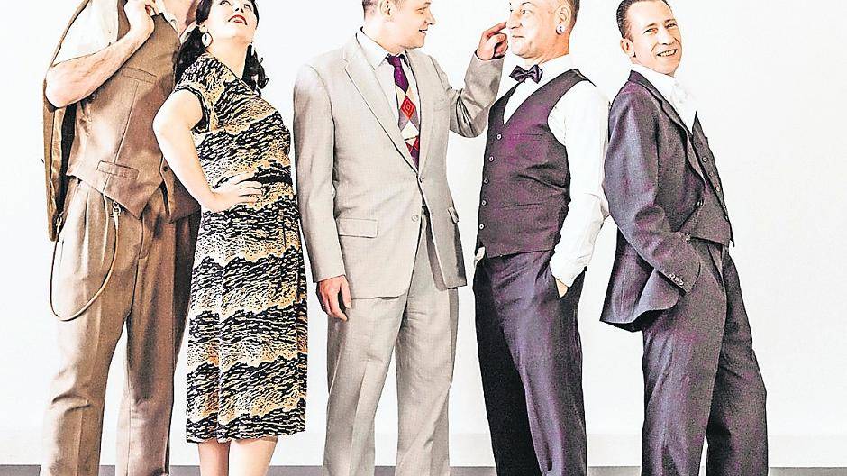 „The Wyatt Christmas Five“ aus Willich spielen den guten alten Rock’n’Roll“.