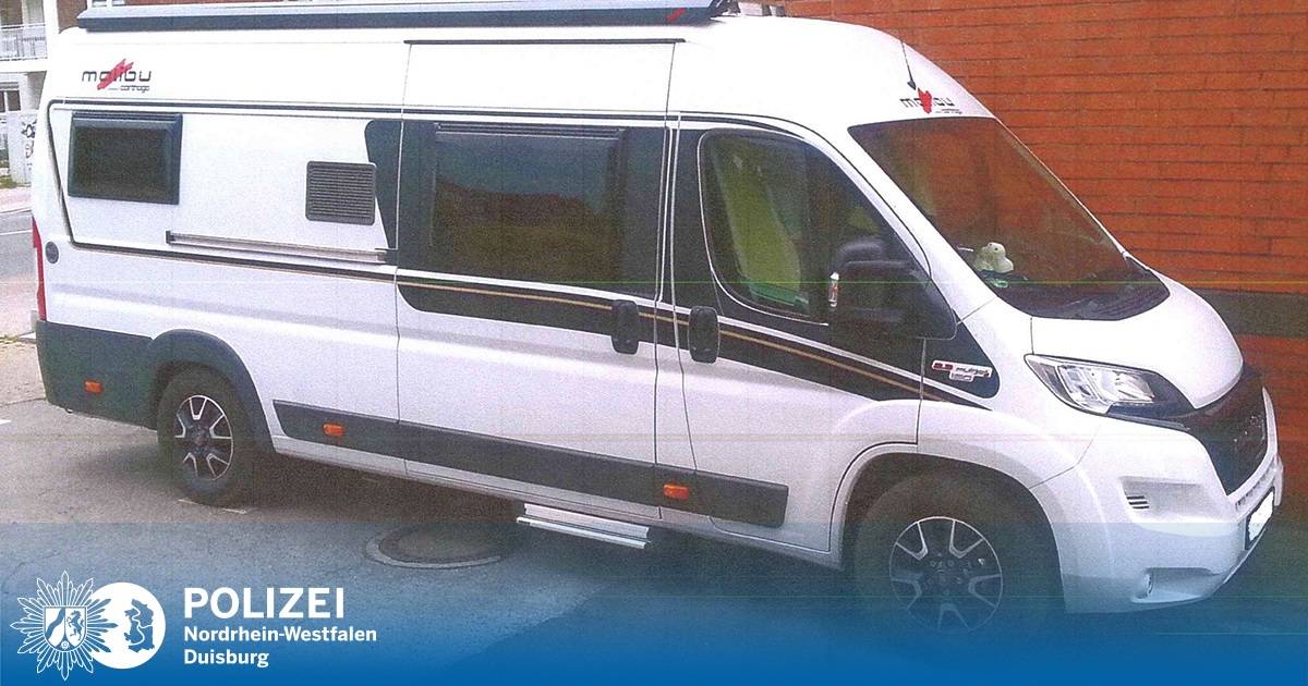 Dieses Wohnmobil wurde vergangene Woche Mittwoch oder Donnerstag in Rheinhausen-Bergheim gestohlen.