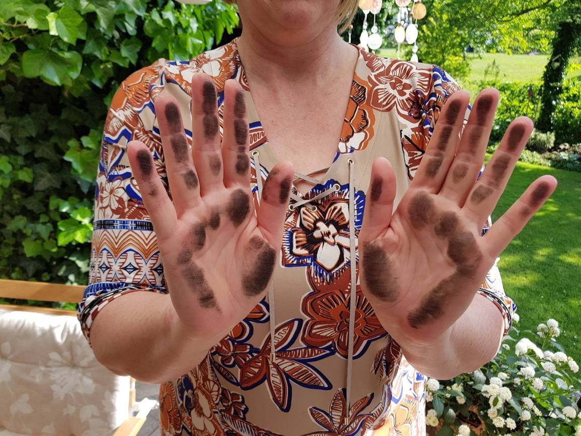 Einmal was im Garten berührt, schon