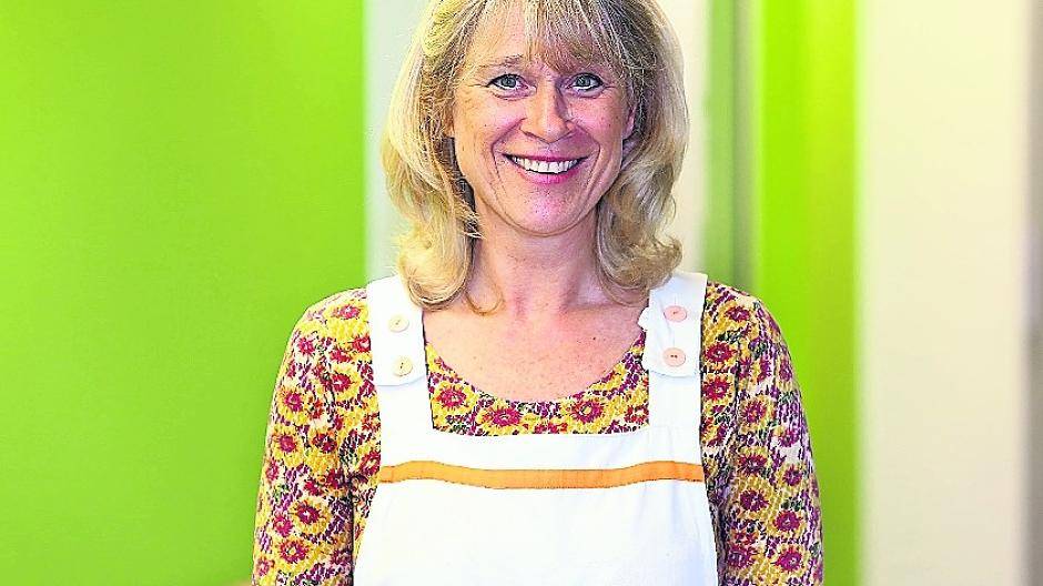  Kursleiterin Angelika Kamphausen ist seit über zehn Jahren Pflegetrainerin. 