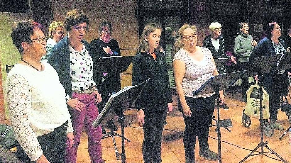 Die Proben für das Neujahrskonzert im Januar sind schon im vollen Gange.