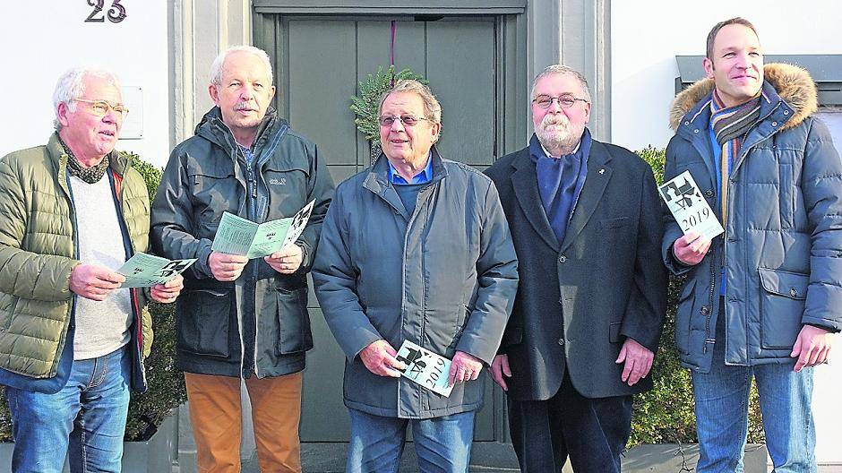 Freuen sich auf das nun startende Jahr mit dem Heimatkreis Lank (v.l.): Georg Neuhausen, Peter Sitsen, Franz-Josef Radmacher, Franz-Josef Jürgens, Thomas Günther.