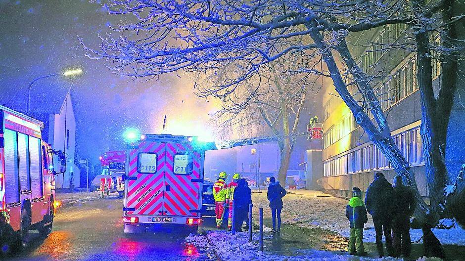 Brand im Gesundheitsamt
