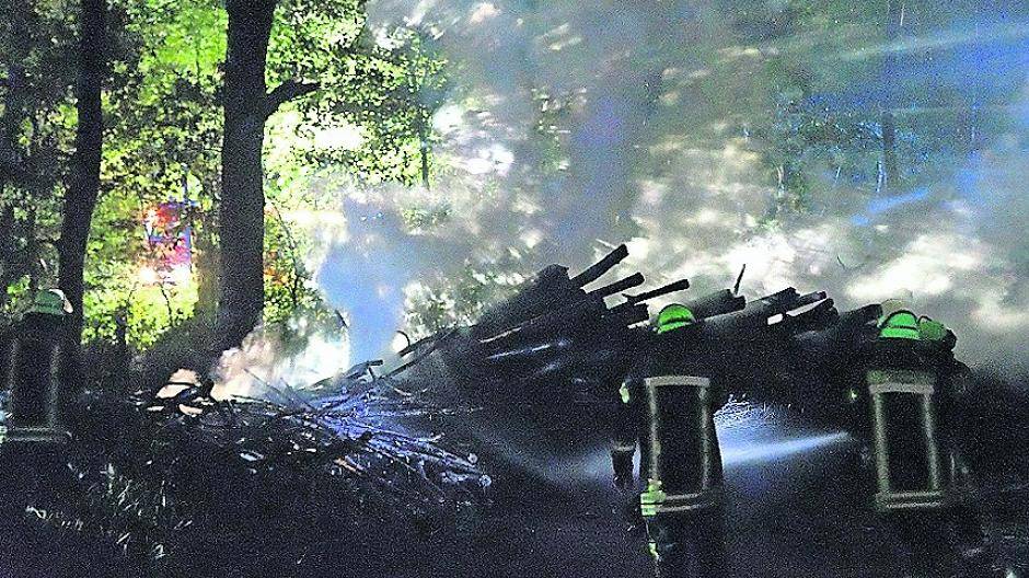 Der Feuerwehreinsatz auf den Süchtelner Höhen.