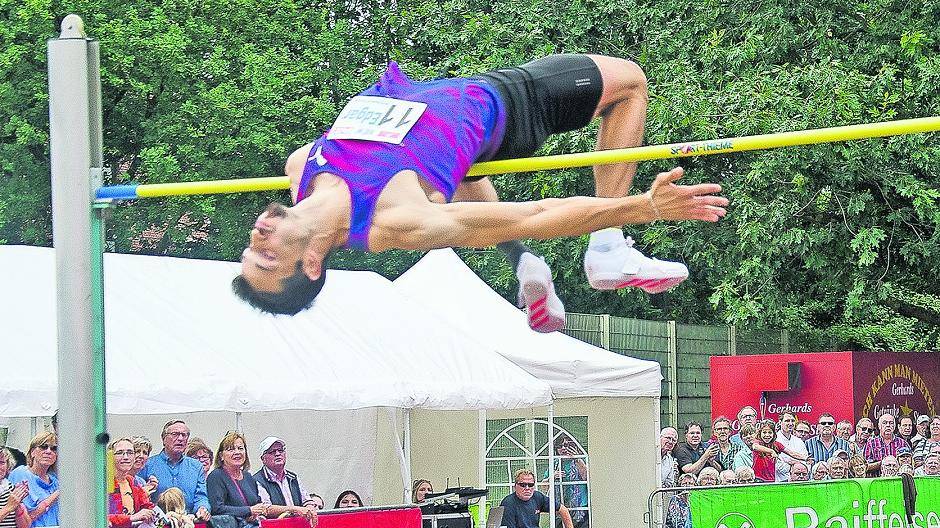  Mit einer Höhe von 2,28 Metern sicherte sich Edgar Rivera im vergangenen Jahr den Sieg. 