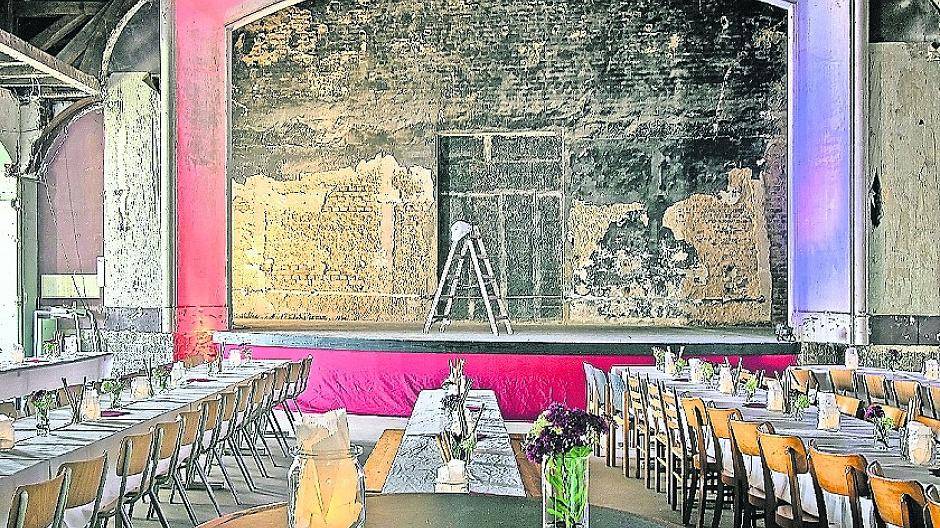 Der Saal der Königsburg in Süchteln.