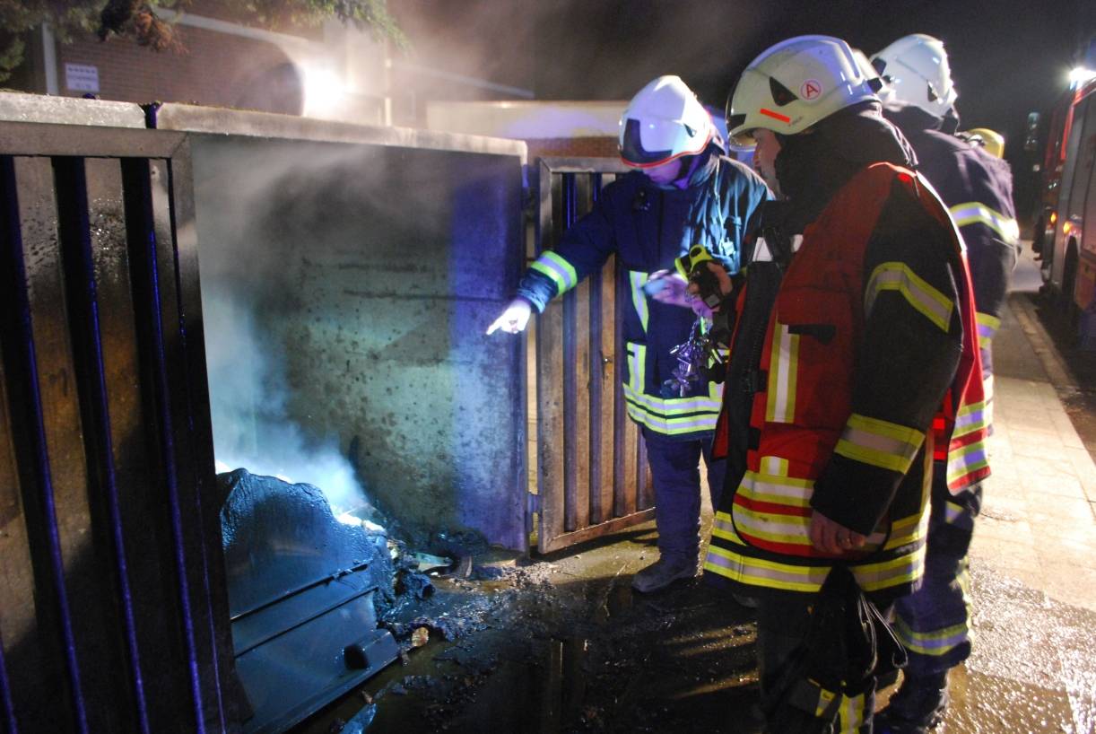 In derselben Box hatte es bereits im März vergangenen Jahres gebrannt.