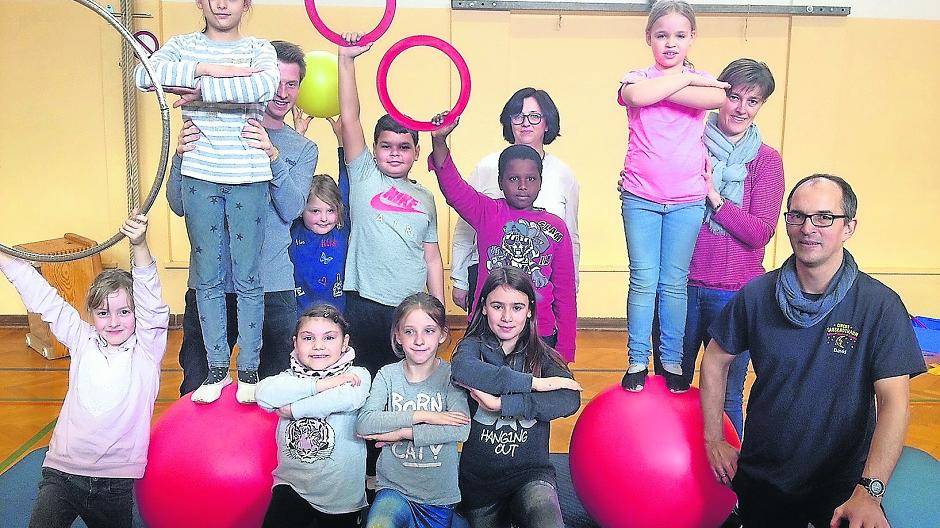 Kleine ZIrkuskünstler ganz groß! An der GGS Dülken hieß es jetzt „Manege frei!“.