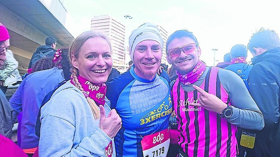 Die Läufer aus Waldniel und Mönchengladbach haben an einem Halbmarathon in Lissabon teilgenommen.