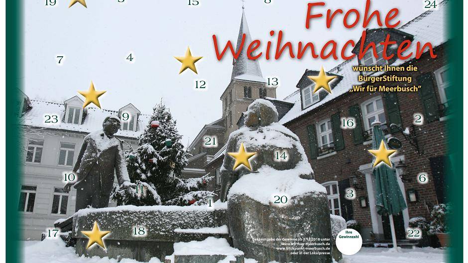 Adventskalenderverkauf im Endspurt