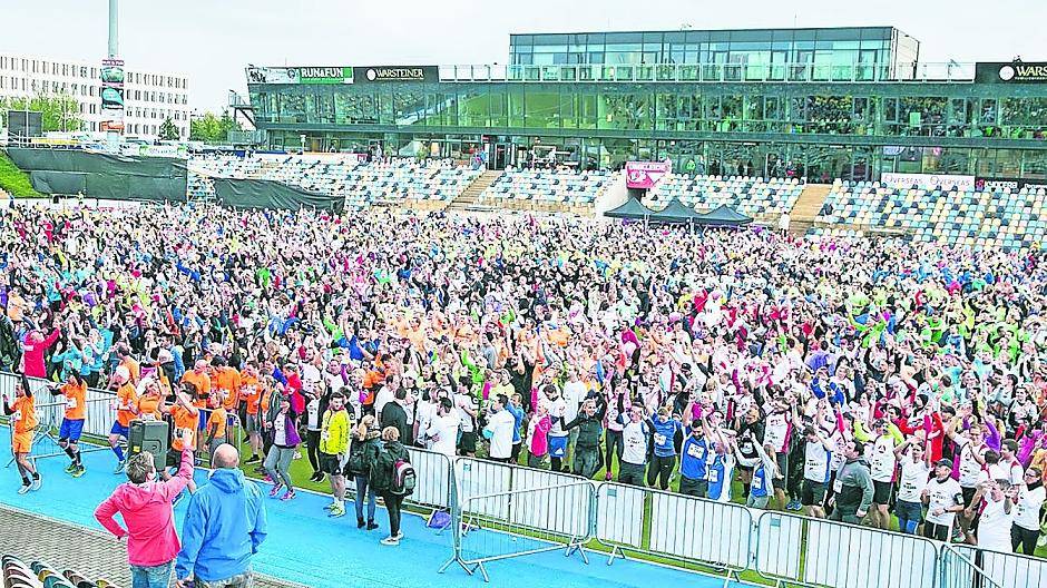  Das wird wieder ein Spektakel: Über 5 000 Teilnehmer werden bei der siebten Auflage des „Run &amp; Fun“-Firmenlaufs am 17. September erwartet. 