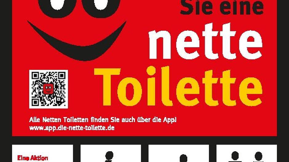 Hier finden Sie eine Toilette