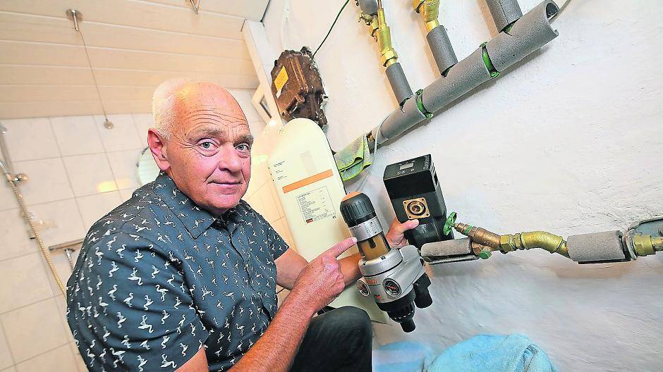  Mit einem Leckageschutz wie diesem, ist man auf der sicheren Seite, sagt Installateurmeister Detlef Poullie. 