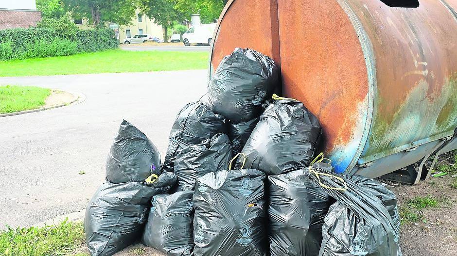 Müll und entführte Einkaufswagen